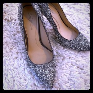 Glitter sequin heels